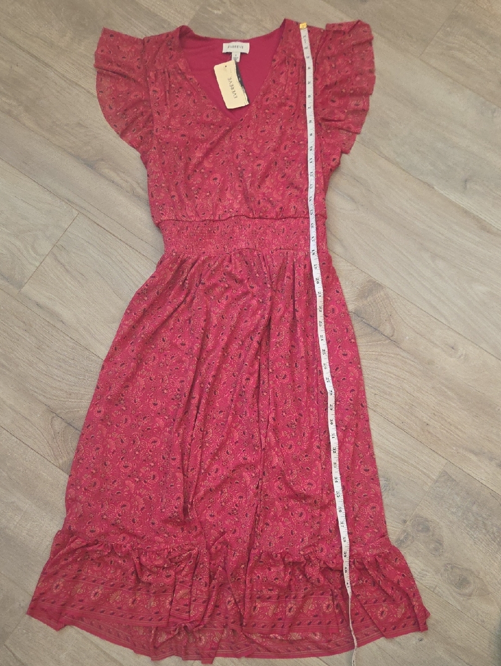Evereve Elena Midi Dress NWT